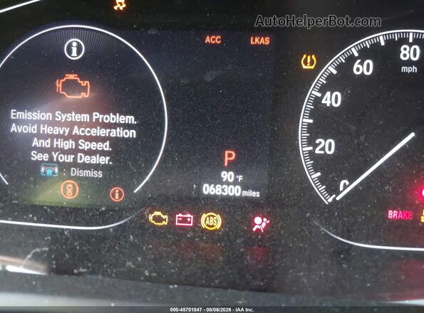 1HGCV2F96LA007633 2020 HONDA ACCORD Черный Вид задних сидений