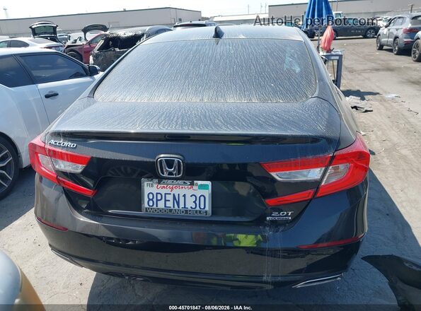1HGCV2F96LA007633 2020 HONDA ACCORD Черный 