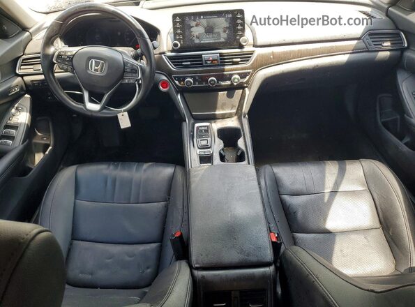 1HGCV2F97LA011044 2020 HONDA ACCORD White Вид панелі приладів