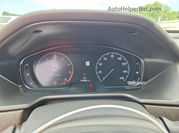 1HGCV2F97LA031326 2020 HONDA ACCORD Silver Instrument cluster view