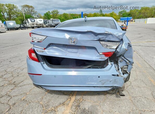 1HGCV2F97MA009716 2021 HONDA ACCORD Gray Widok z tyłu