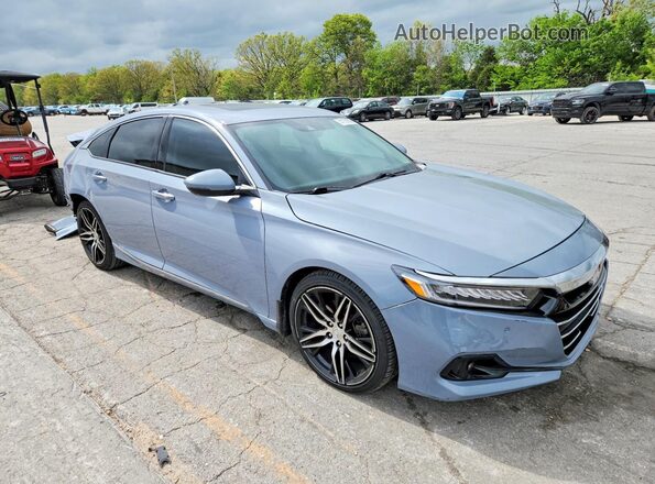 1HGCV2F97MA009716 2021 HONDA ACCORD Gray Przód prawy