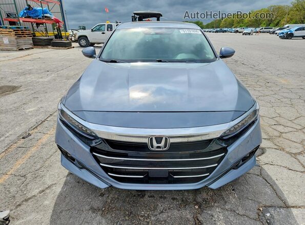 1HGCV2F97MA009716 2021 HONDA ACCORD Gray Widok z przodu