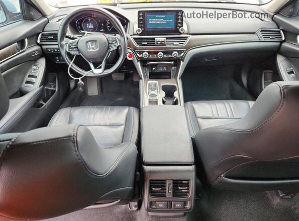 1HGCV2F97MA009716 2021 HONDA ACCORD Gray Widok deski rozdzielczej