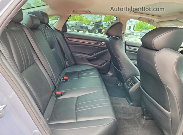 1HGCV2F97MA009716 2021 HONDA ACCORD Gray Widok tylnych siedzeń