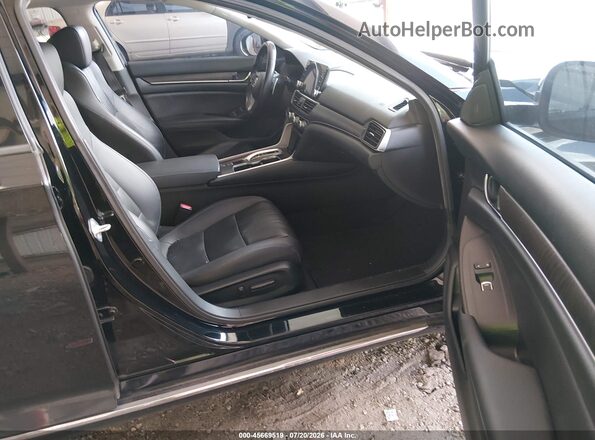 1HGCV2F97MA017833 2021 HONDA ACCORD Black Front interior view