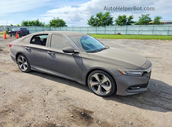 1HGCV2F98JA044602 2018 HONDA ACCORD Charcoal Առջևի աջ