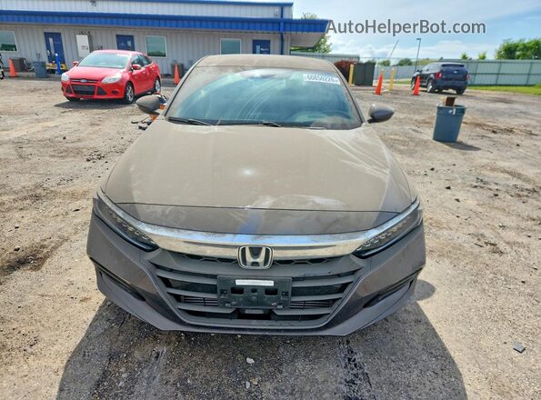 1HGCV2F98JA044602 2018 HONDA ACCORD Charcoal Դիմացի տեսք