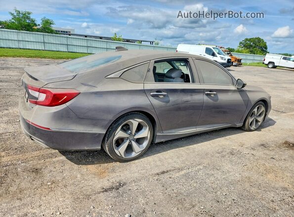 1HGCV2F98JA044602 2018 HONDA ACCORD Charcoal Հետևի աջ