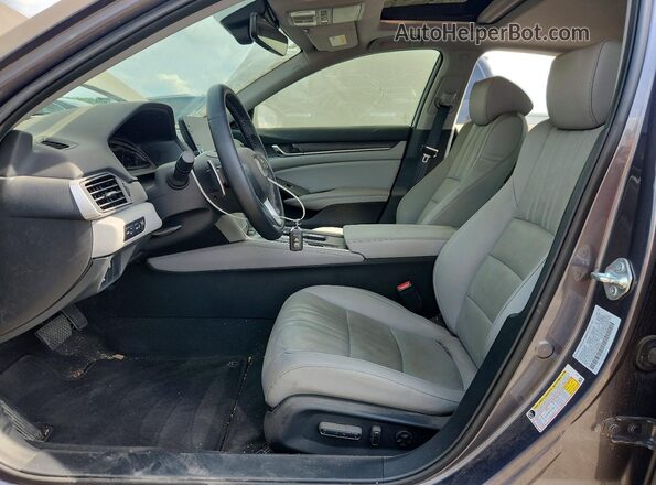 1HGCV2F98JA044602 2018 HONDA ACCORD Charcoal Սալոնի դիմացի տեսք