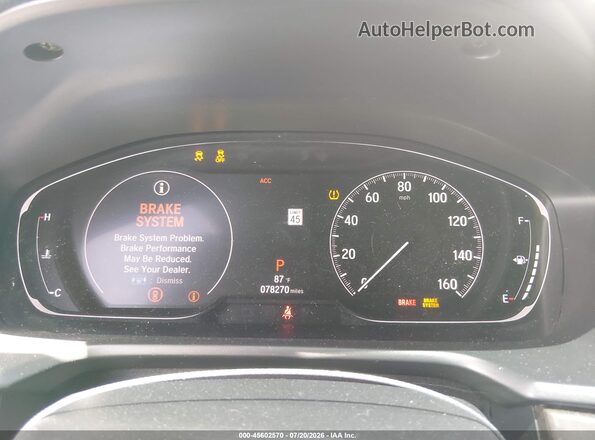 1HGCV2F98KA018535 2019 HONDA ACCORD White Vista de los asientos traseros