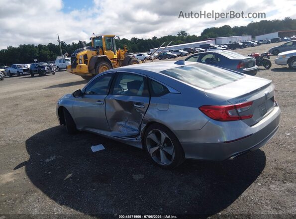 1HGCV2F98KA027638 2019 HONDA ACCORD Silver Trasero izquierdo
