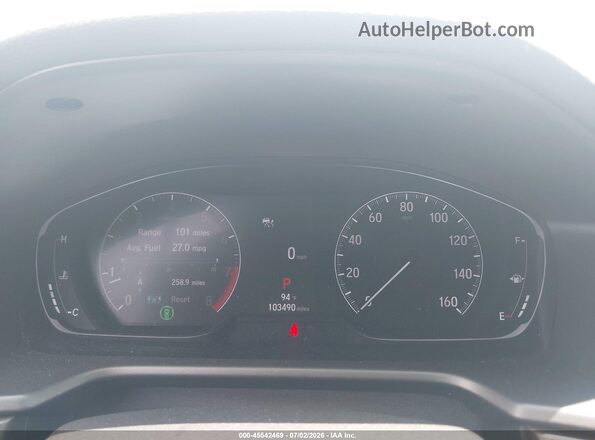 1HGCV2F98MA029246 2021 HONDA ACCORD White Вид задніх сидінь