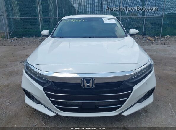 1HGCV2F98MA029246 2021 HONDA ACCORD White Вид щитка приладів