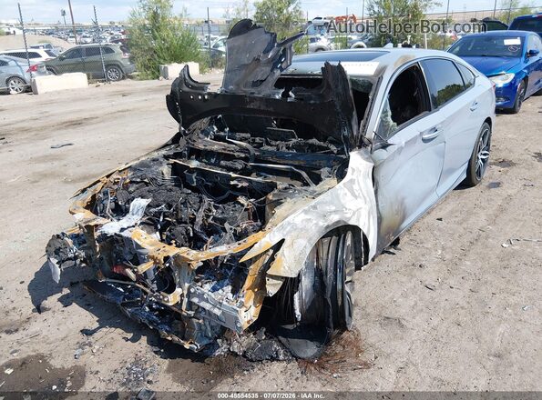 1HGCV2F98NA007300 2022 HONDA ACCORD Gray Widok z przodu