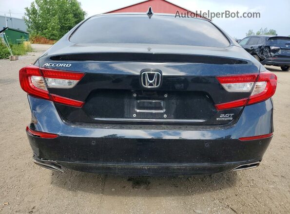 1HGCV2F98NA800161 2022 HONDA ACCORD Black Rear view