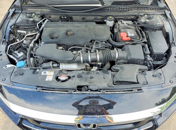 1HGCV2F98NA800161 2022 HONDA ACCORD Black Rear interior view