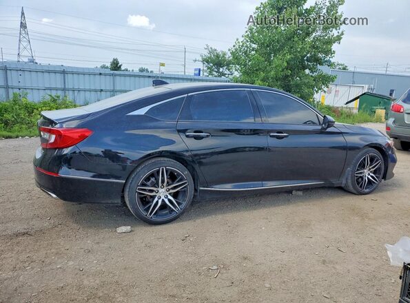 1HGCV2F98NA800161 2022 HONDA ACCORD Black Rear right