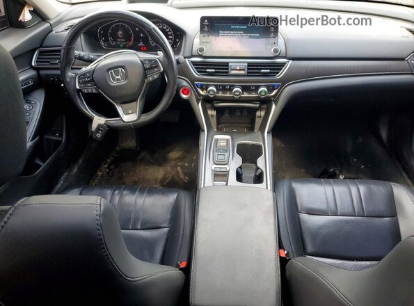 1HGCV2F98NA800161 2022 HONDA ACCORD Black Dashboard view