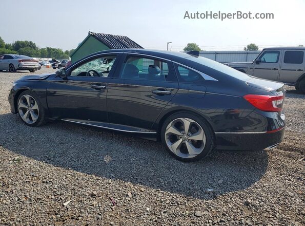 1HGCV2F9XJA040308 2018 HONDA ACCORD Black Tył lewy