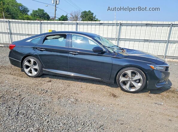 1HGCV2F9XJA040308 2018 HONDA ACCORD Black Przód prawy