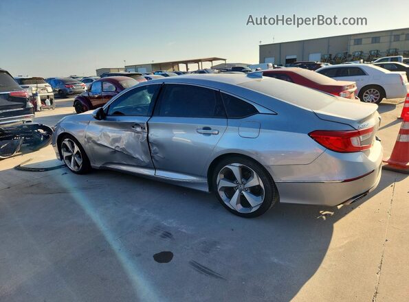 1HGCV2F9XJA045329 2018 HONDA ACCORD Silver Հետևի ձախ