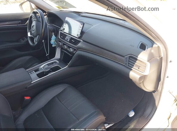 1HGCV2F9XKA024708 2019 HONDA ACCORD White Widok wnętrza z przodu