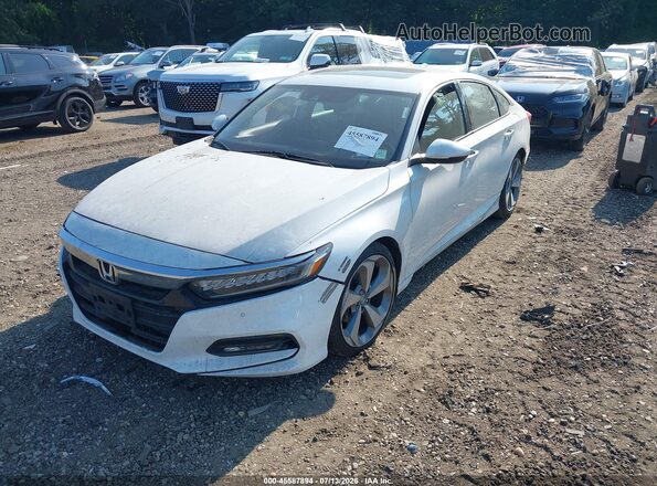 1HGCV2F9XKA024708 2019 HONDA ACCORD White Przód lewy