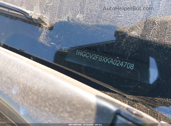 1HGCV2F9XKA024708 2019 HONDA ACCORD White Widok zestawu wskaźników