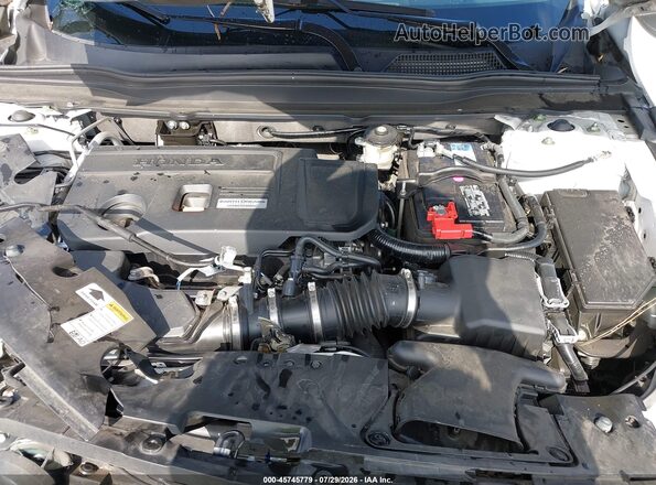1HGCV2F9XKA024966 2019 HONDA ACCORD White Հետևի տեսք