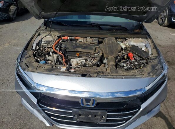 1HGCV3F10MA012991 2021 HONDA ACCORD Silver Սալոնի հետևի տեսք