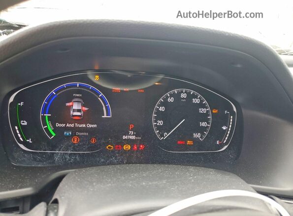 1HGCV3F11KA003391 2019 HONDA ACCORD White Вид щитка приладів