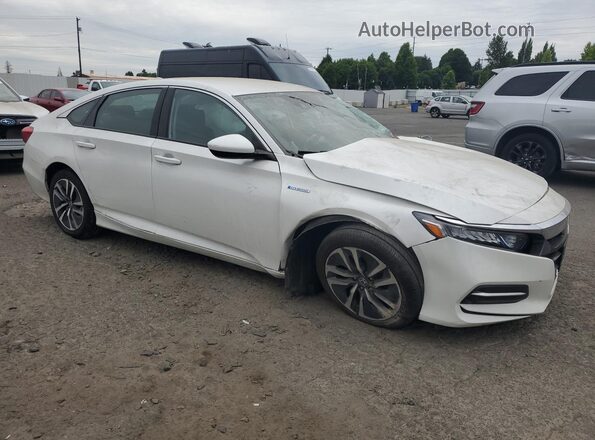 1HGCV3F11KA003391 2019 HONDA ACCORD White Передня права чверть