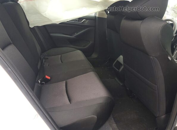 1HGCV3F11KA003391 2019 HONDA ACCORD White Вид задніх сидінь
