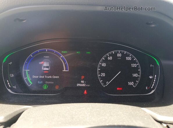 1HGCV3F11LA009242 2020 HONDA ACCORD Gray Սարքավորումների վահանակի տեսք