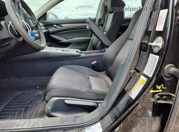 1HGCV3F12LA000405 2020 HONDA ACCORD Black Widok komory silnika