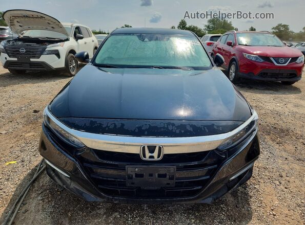 1HGCV3F12LA000405 2020 HONDA ACCORD Black Widok z przodu