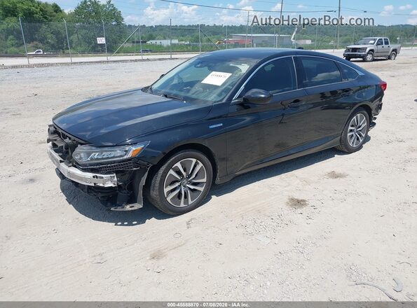 1HGCV3F12MA017755 2021 HONDA ACCORD Black Przód lewy