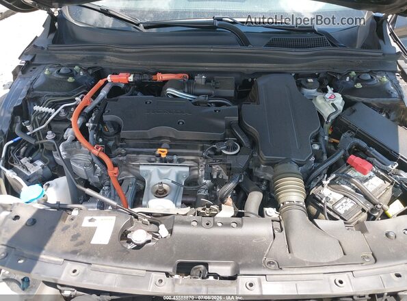 1HGCV3F12MA017755 2021 HONDA ACCORD Black Widok z tyłu
