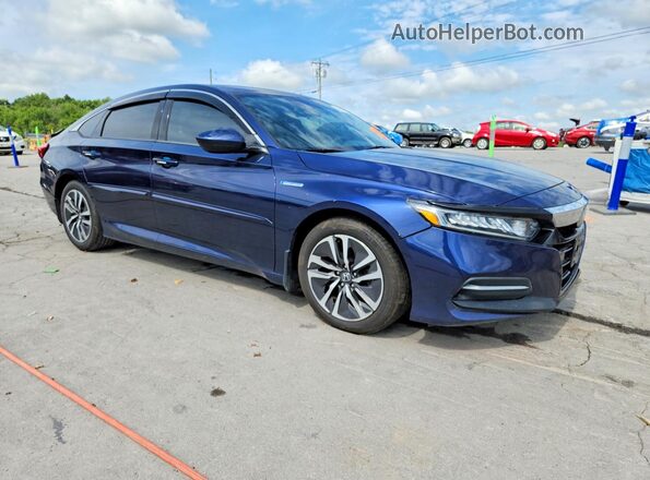 1HGCV3F13JA013743 2018 HONDA ACCORD Blue Առջևի աջ