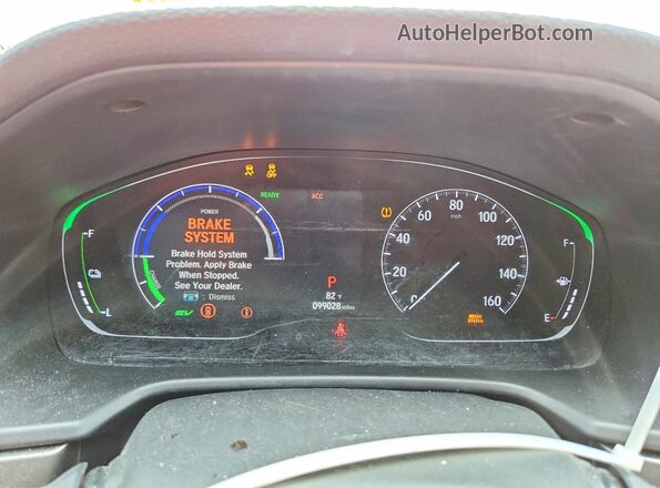 1HGCV3F13JA013743 2018 HONDA ACCORD Blue Սարքավորումների վահանակի տեսք