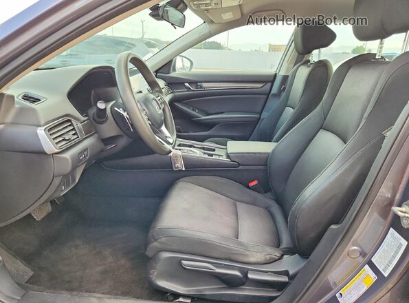 1HGCV3F14KA016751 2019 HONDA ACCORD Gray Front interior view