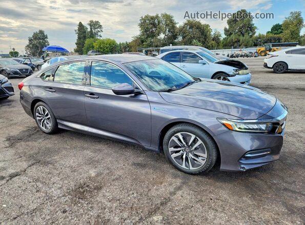 1HGCV3F14KA016751 2019 HONDA ACCORD Gray Front right