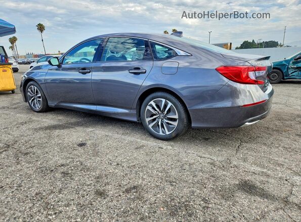 1HGCV3F14KA016751 2019 HONDA ACCORD Gray Rear left