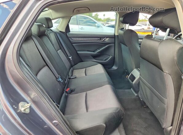 1HGCV3F14KA016751 2019 HONDA ACCORD Gray Rear seats view
