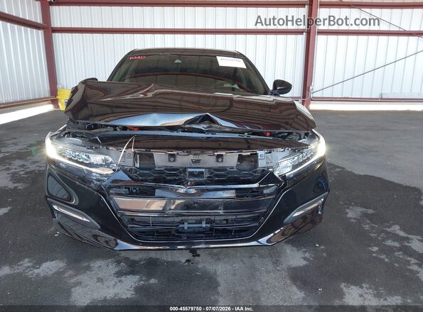 1HGCV3F15LA018185 2020 HONDA ACCORD Black Vista interior trasera