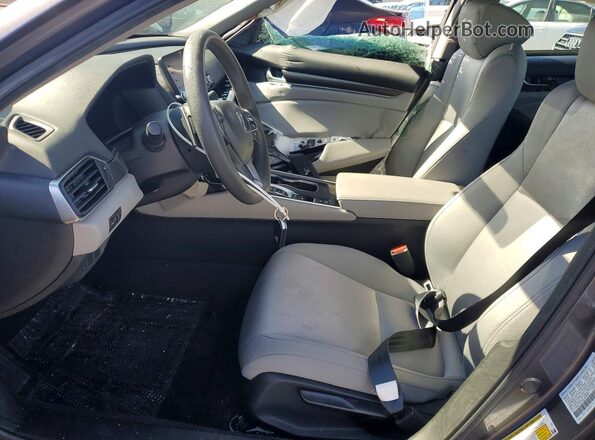 1HGCV3F16LA007857 2020 HONDA ACCORD Gray წინა სალონის ხედი