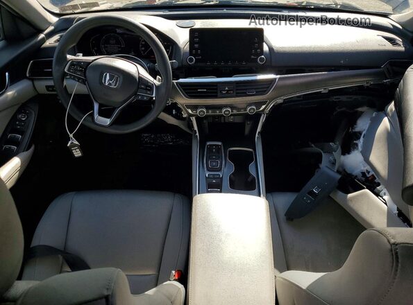 1HGCV3F16LA007857 2020 HONDA ACCORD Gray წინა პანელის ხედი