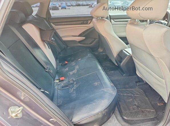 1HGCV3F16LA007860 2020 HONDA ACCORD Gray Rear seats view