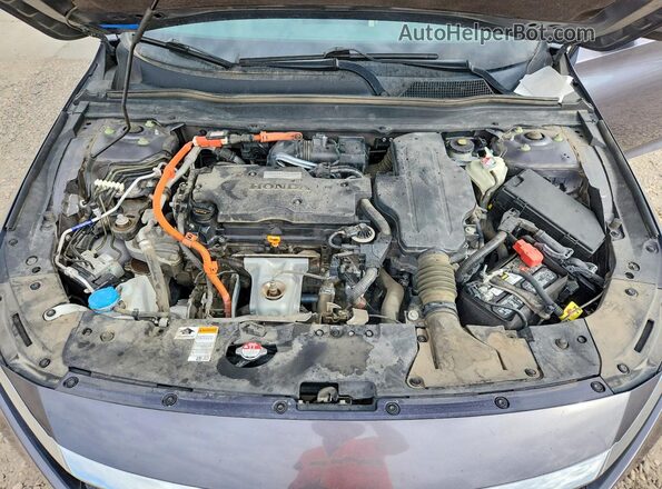 1HGCV3F16LA007860 2020 HONDA ACCORD Gray Rear interior view